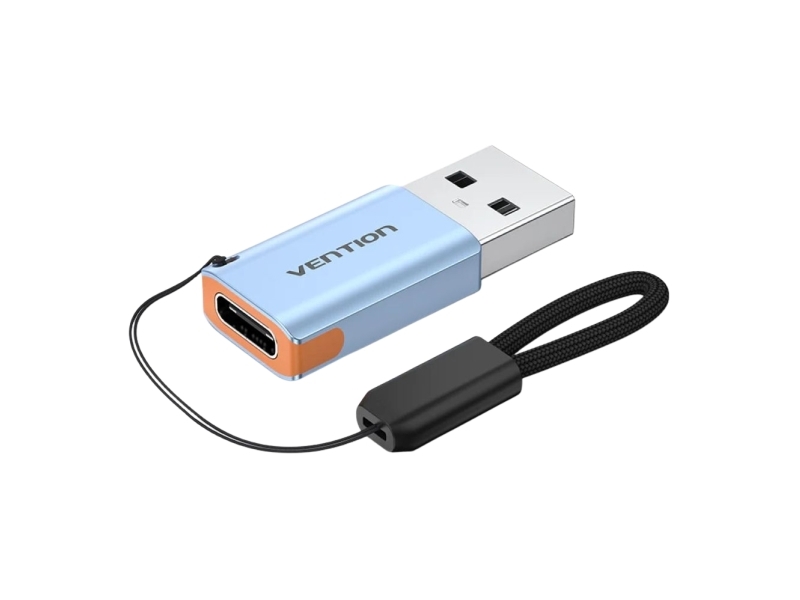 Vention Usb Adapter Cuah0, Usb-A 3.1 Male To Usb-C Female (Gray)