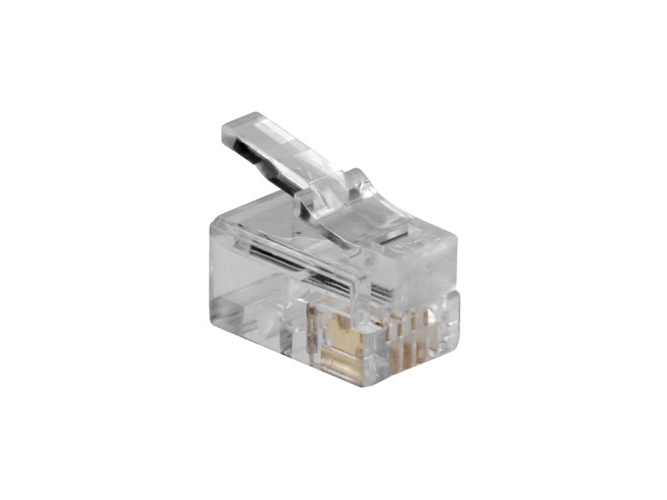 Phone Connector For Flat Cable Rj-10(M) 25X