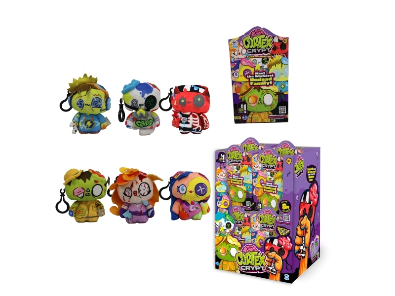 Keychain Plush 12Cm 6 Asst. Cdu