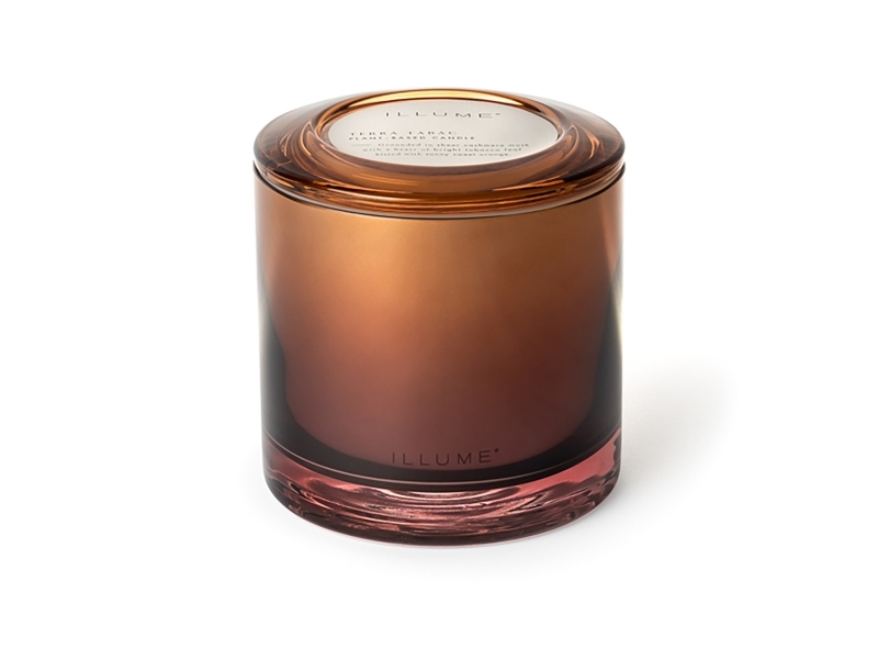 Illume Terra Tabac Statement Glas Duftlys, Brun,