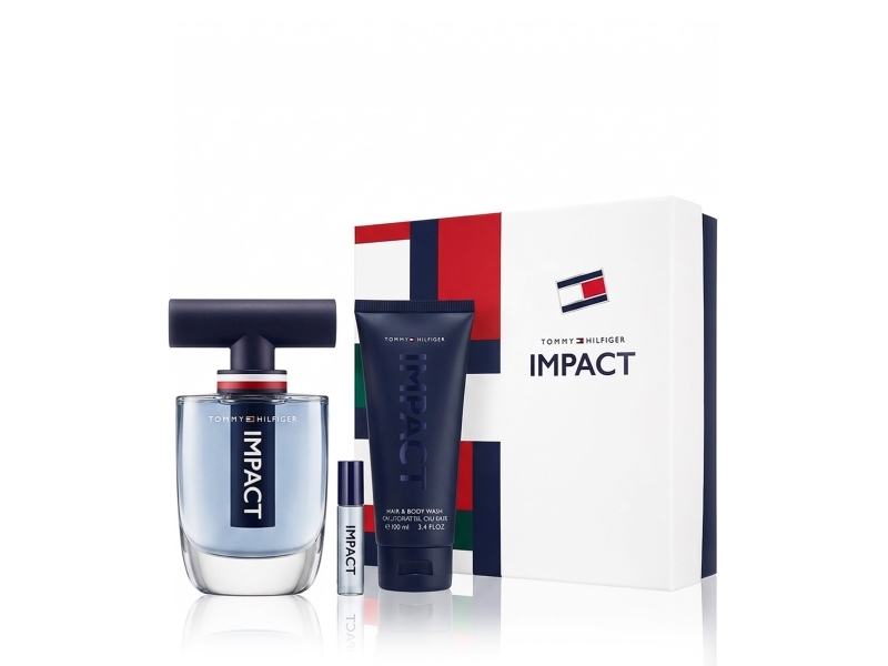 Bundle Tommy Hilfiger Impact Edt 100Ml + Sg 100Ml + Edt 4Ml