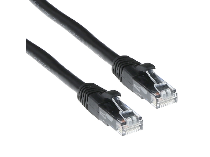 Cat6 Utp Patchkabel Zwart Snaggles 5M