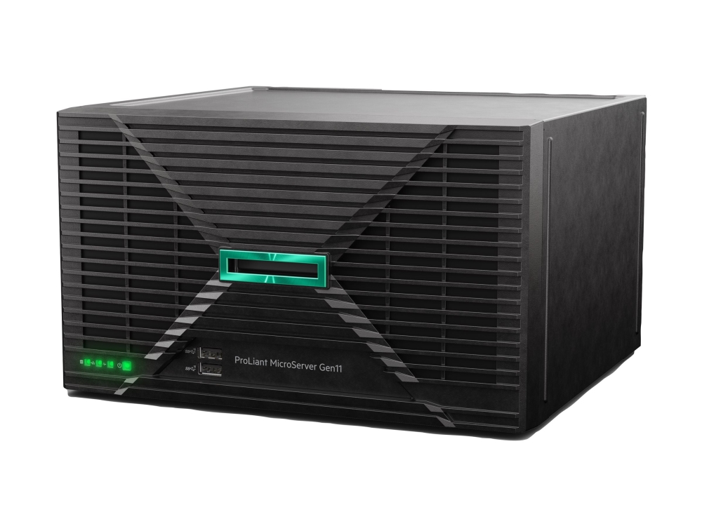 HPE ProLiant MicroServer Gen11 - Server - ultra mikro tower envejs - 1 x Pentium Gold G7400 - RAM 16 GB - SATA - non-hot-swap 3.5 bås(e) - HDD 1 TB - Gigabit Ethernet - skærm: ingen - Smart Choice
