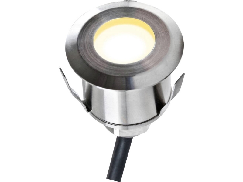 Evn P67101002 Led-Boden-Einbauleuchte 1 W Varmhvid Rustfrit Stål