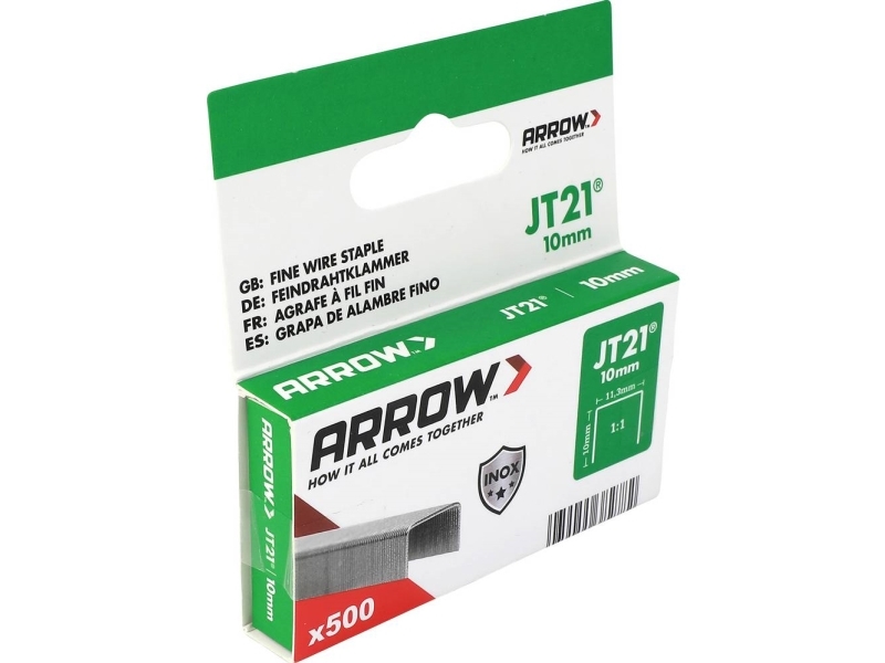 Arrow Tool Group 382782 Fin Tråd Hæfteklammer 500 Stk