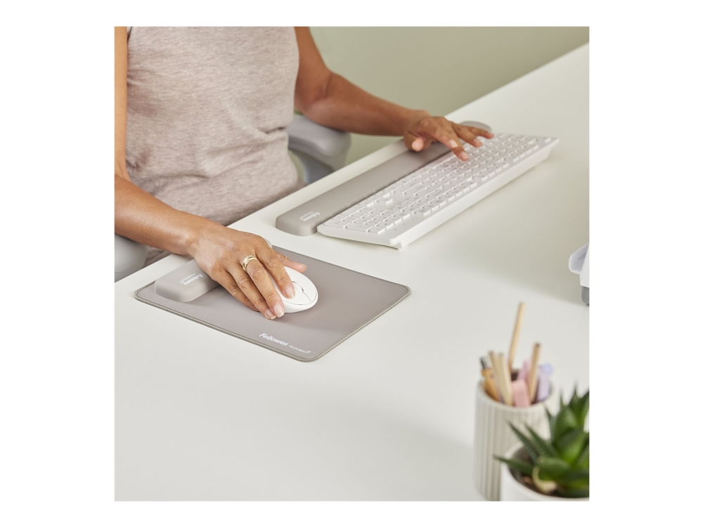 Tastaturhåndledsstøtte Fellowes Breyta - sand