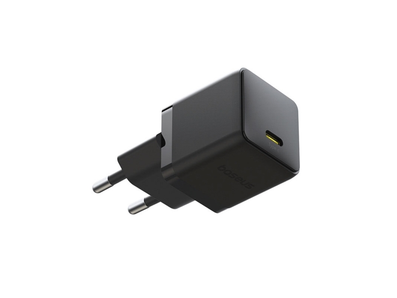 Baseus Palm 30W Wall Charger With 60W Usb-C Cable 1M - Black