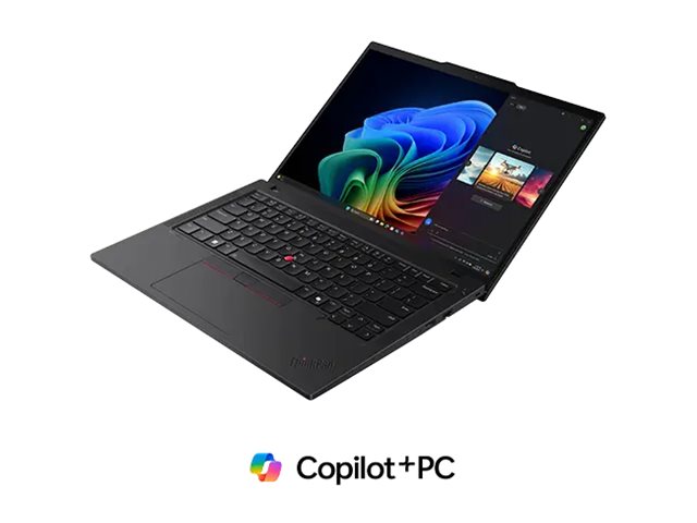 ThinkPad T14 Gen 6 21QG - Copilot+ PC - 180 graders gångsjärnskonstruktion - Intel Core Ultra 5 - 226V / upp till 4.5 GHz - Win 11 Pro - Arc Graphics 130V - 16 GB RAM - 512 GB SSD TCG Opal Encryption 2, NVMe - 14 IPS 1920 x 1200 - Gigabit Ethernet - Wi-Fi 7, Bluetooth - svart - kbd: italiensk - med 1 års Lenovo Premier Support