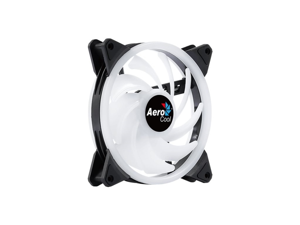 Duo 14, Fan, 14 cm, 1000 RPM, 23,2 dB, 49,5 cfm, Svart