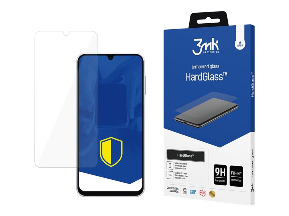 3Mk Hardglass Max Eco, Samsung, Galaxy A26 5G, Kratzresistent, Stoßfest, Transparent, 1 Stück(E)