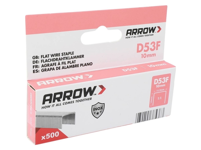 Arrow Tool Group 385363 Fladtrådshæfteklammer 500 Stk.
