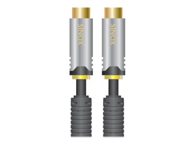 Sinox HD Premium - Antennekabel - 3 m - afskærmet - 90° roterende stikforbindelse