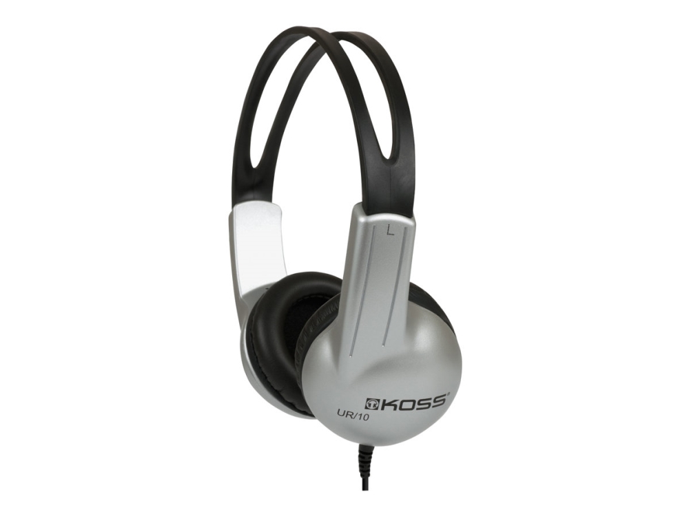 Koss Ur/10, Kabelgebunden, 60 - 20000 Hz, Musik, Kopfhörer, Schwarz, Silber