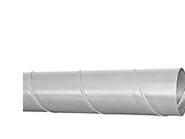 vent.rør Ø100 L=3m prop - R-100-3 spiralfalset og galvaniseret -Tages ikke retur-