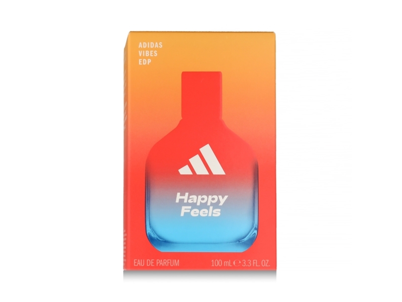 Adidas Vibes Happy Feels Eau De Parfum Unisex Fragrance With Floral Fresh Notes And Natural Essential Oils 100Ml