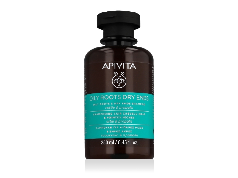 Apivita Shampoo For Oily Roots And Dry Tips 250Ml By Apivita