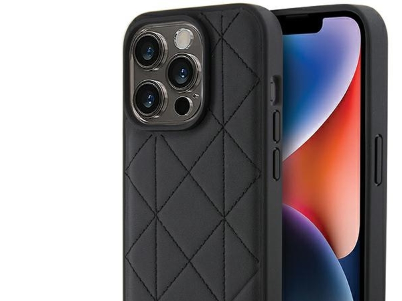 Bmw Odinis Gesteppte Hülle Iphone 15 Pro Max - Schwarz
