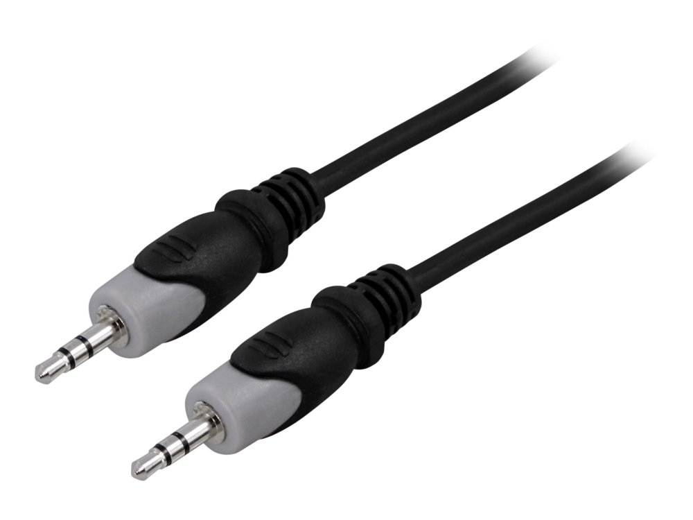 Deltaco - Audiokabel - Mini-Phone Stereo 3.5 Mm Han Til Mini-Phone Stereo 3.5 Mm Han - 10 M