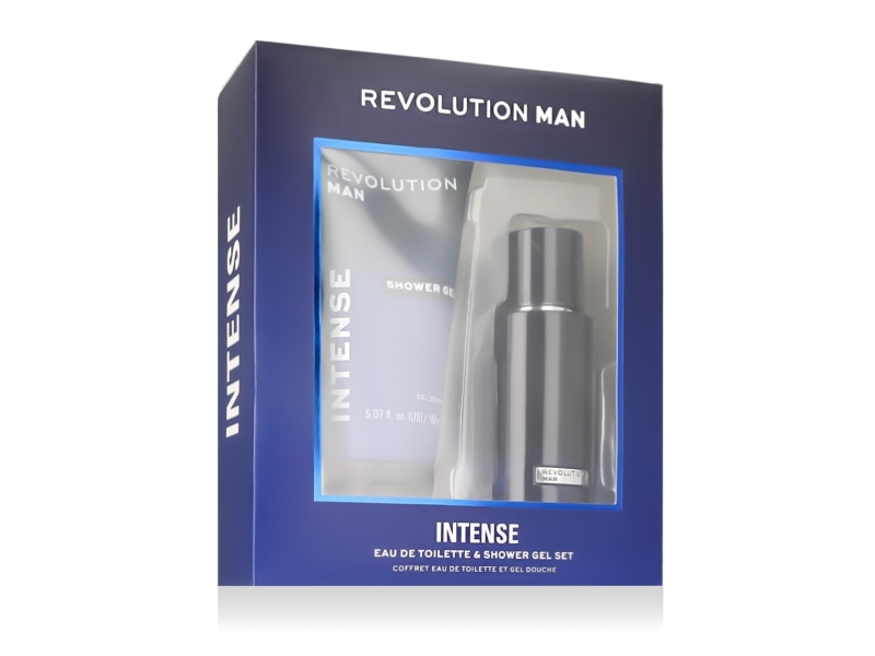 Revolution Man Intense Gift Set Eau De Toilette 100 Milliliters And Shower Gel 150 Milliliters