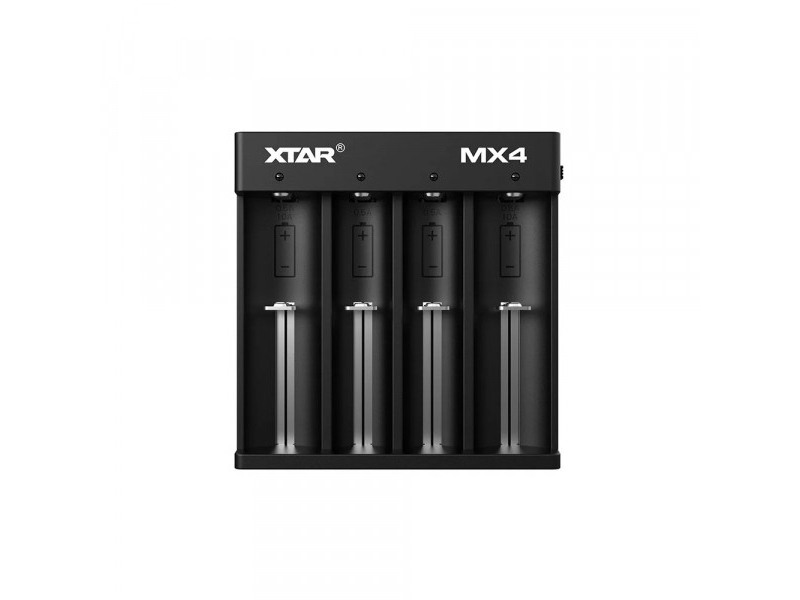 Batterioplader XTAR MX4 - universel Li‐ion/NiMH, 4 spor