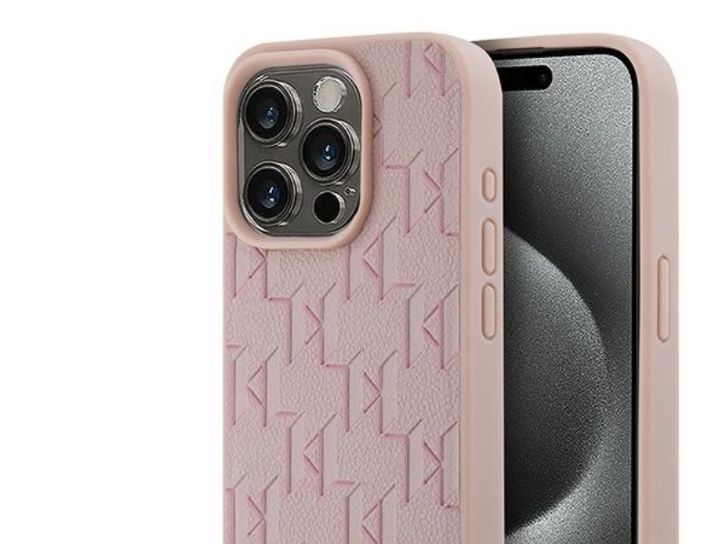 Karl Lagerfeld Iphone 15 Pro Max" Dėklas - Rožinis