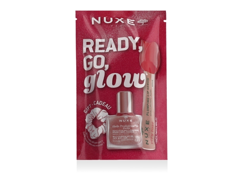Nuxe Ready, Go, Glow Pink Set