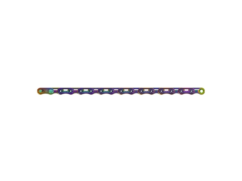 Bpa Chain Sram Red E1 Flattop Rainbow 114C With Powerlock 12S 1Pc