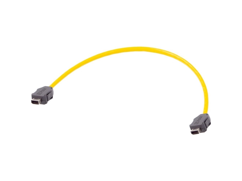 Harting 33480101826010, 1 M, Cat6a, Ix Industrial (A-Coded), Ix Industrial (A-Coded), Gul