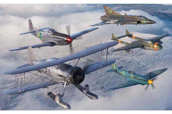 Swedish Air Force 100Th Anniversary Set