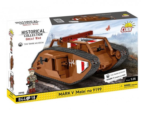 COBI Mark V (Male) nr. 9199, byggesæt/byggelegetøj skala 1:35