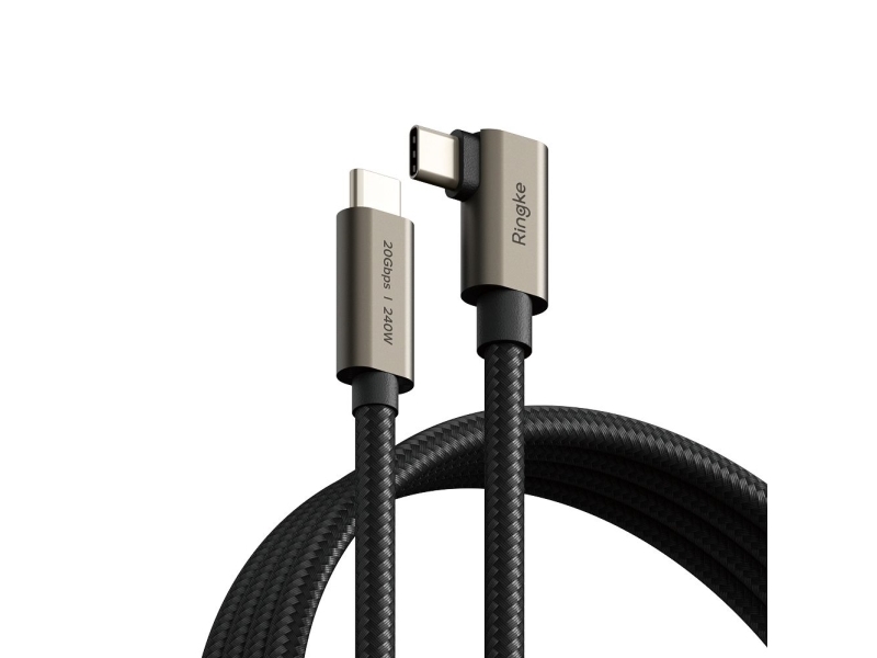 Ringke Usb-C Auf Usb-C Kabel 2 M Schwarz (Rgk11762)