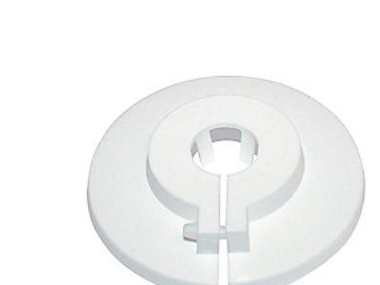 Plastroset Hvid 2 - to-delt Ø 100mm