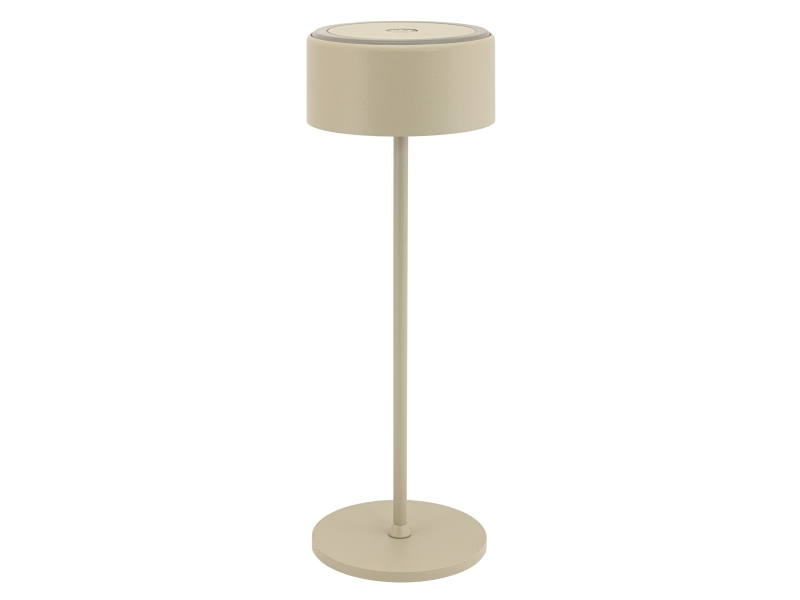 Securit Signature Led-Tischlampe, Kabellos, Dimmbar, Sandfarben