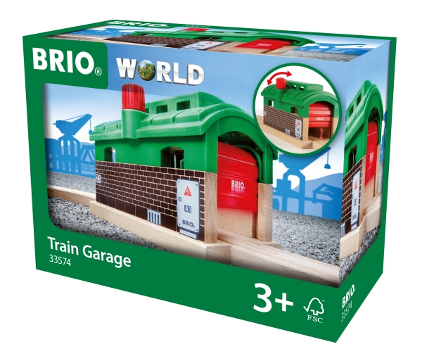 Brio 33574 Lokschuppen Mit Rolltor