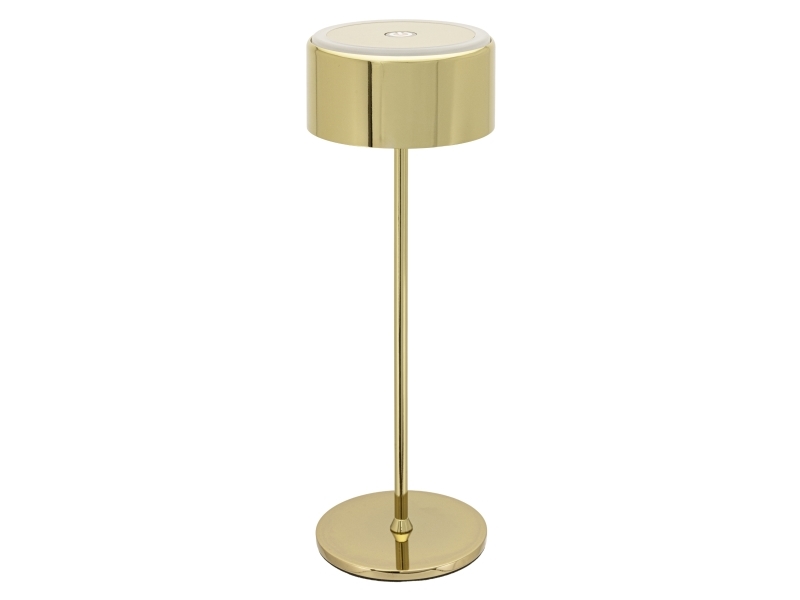 Securit Signature Led-Tischlampe, Kabellos, Dimmbar, Metallic-Gold