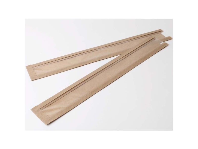 Baguette Bag, 45 X 100 X 655 Mm, 1 Lag Flad Taske, Papir, 1. Lag 1 G/M2, Brun Pack Of 500 Pieces, Pa