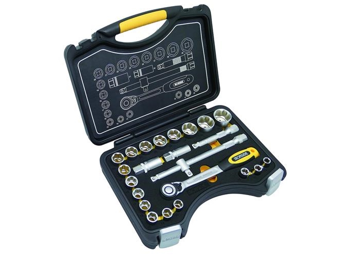 Skruvnyckelsats 1/2'' 24 delar 10–32 mm