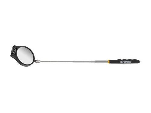 Inspektionsspegel 30–89 cm med LED-belysning