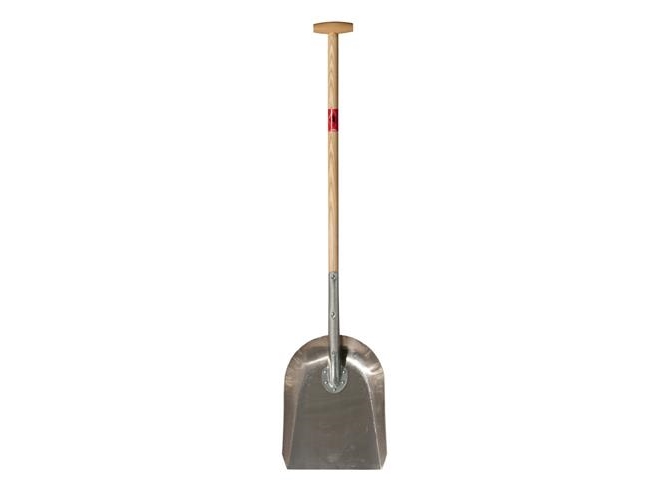 Aluminiumspade för spannmål/snö, 1220 mm