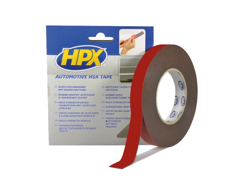 HPX dobbeltklæbende tape 9mm x 10m