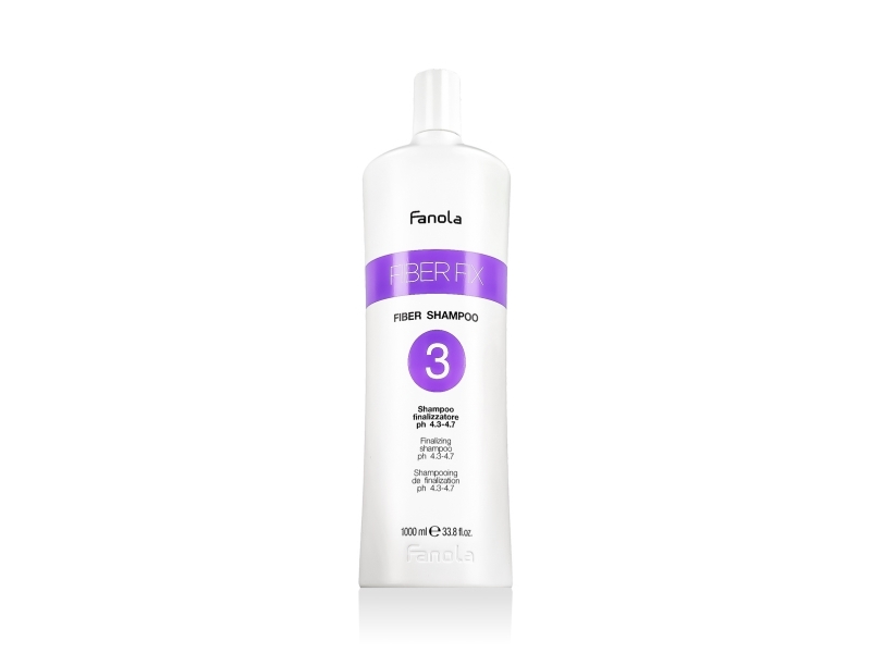 Fanola Fibre Fix Fiber Shampoo Nr. 3 1000 Ml Ph-Wert 4,3–4,7