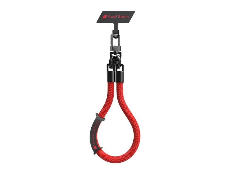 Universellt telefonarmband 28 cm 10 mm röd (AUS-HSL10-RSQ/D1-RD)