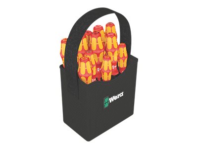 Wera Kraftform 2GO 100 - Skruvmejseluppsättning - 11 delar - isolering - i quiver