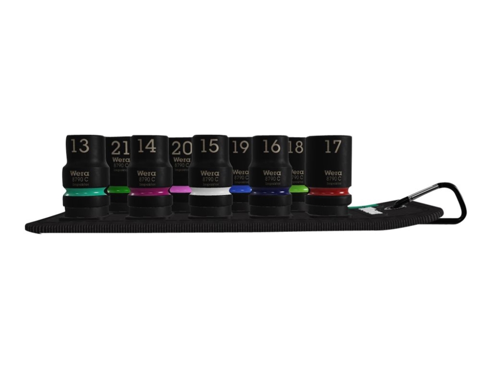 Wera Impactor - Uttagsuppsättning - 10 delar - i belt pouch