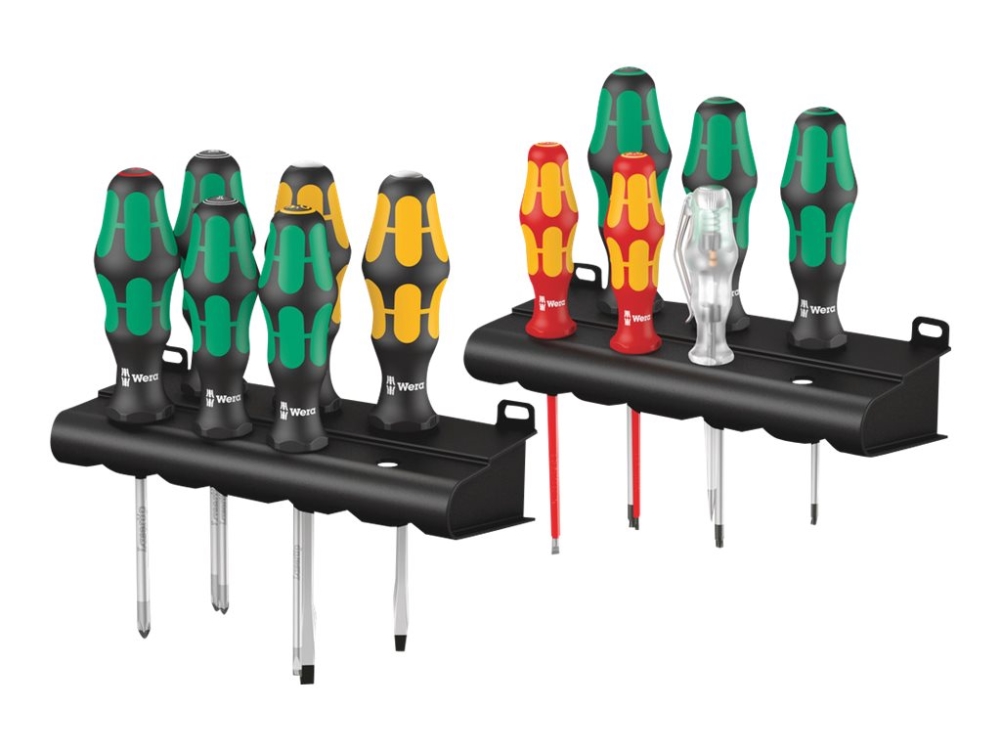 Wera Kraftform XXL 2 skruvmejselset, 12 st.