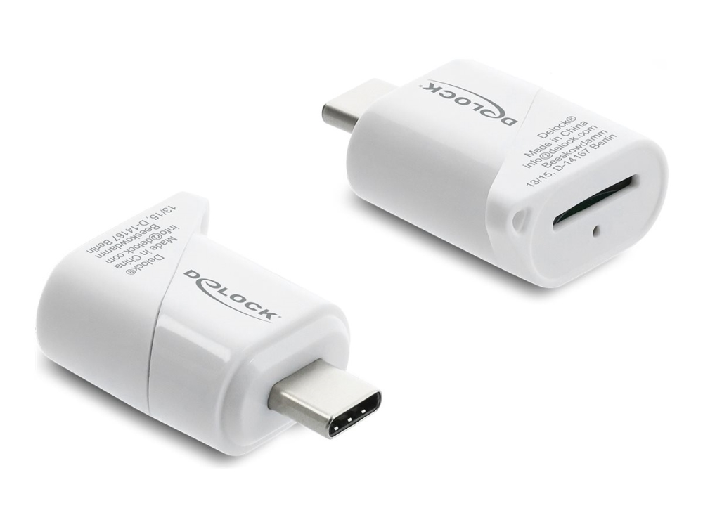 Delock Mini Card Reader USB Type-CTM for Micro SD memory cards