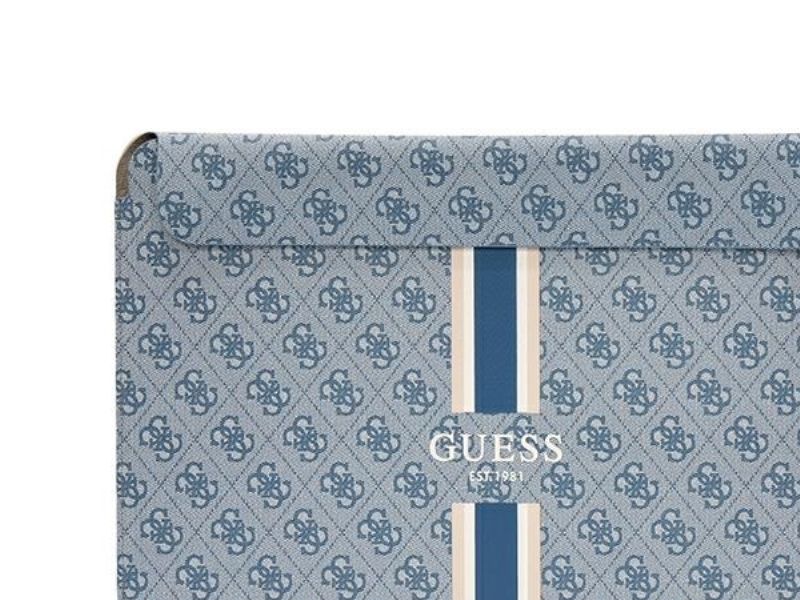 Guess Sleeve Gucs16p4rpsb 16" Blau/Blue 4G Printed Stripes