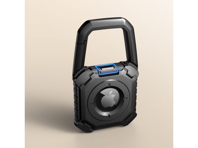Nøglering Tech-Protect Kevlar Til Apple Airtag 1/2 - Sort