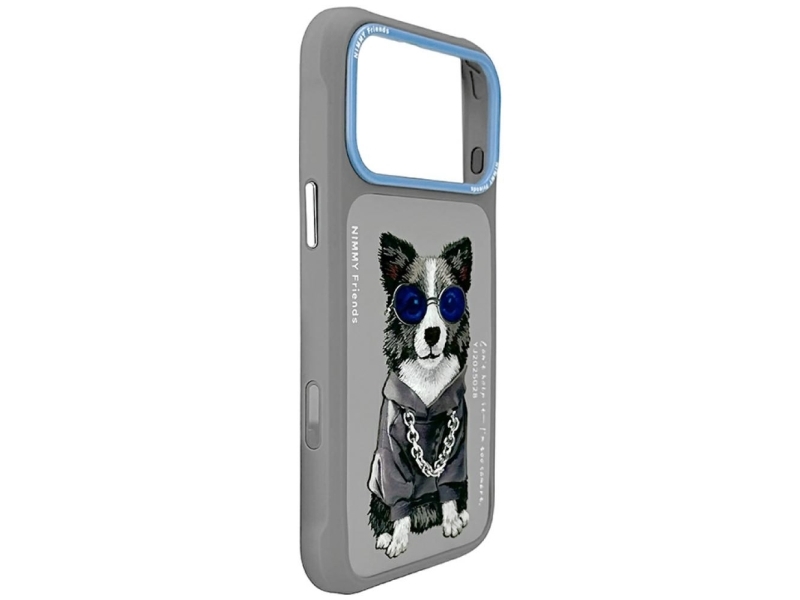 Nimmy Brillenetui Nimmy Glasses Cool Dog Für Iphone 17 Pro Grau