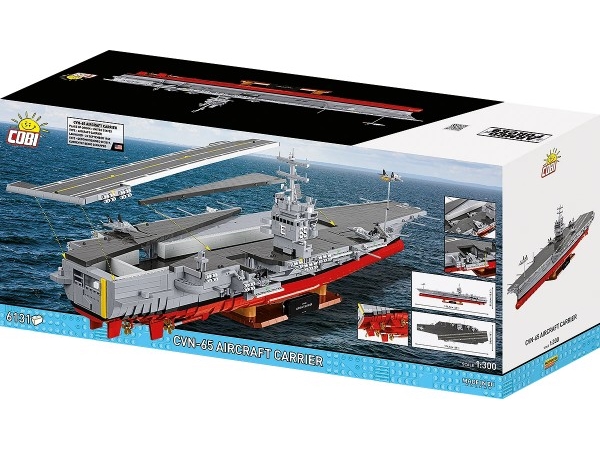 COBI 6131 PCS HC WWII /4869/ CVN-65 AIRCRAFT CARRIER
